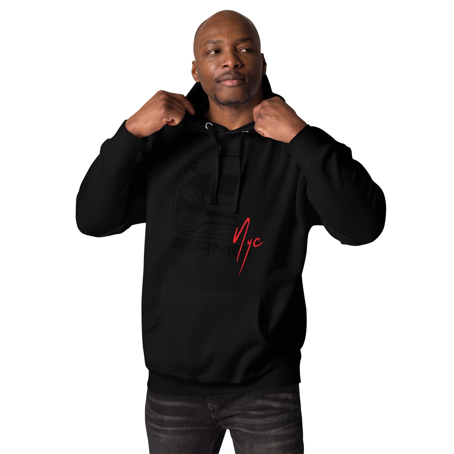 Pullover Hoodie Blackout Logo